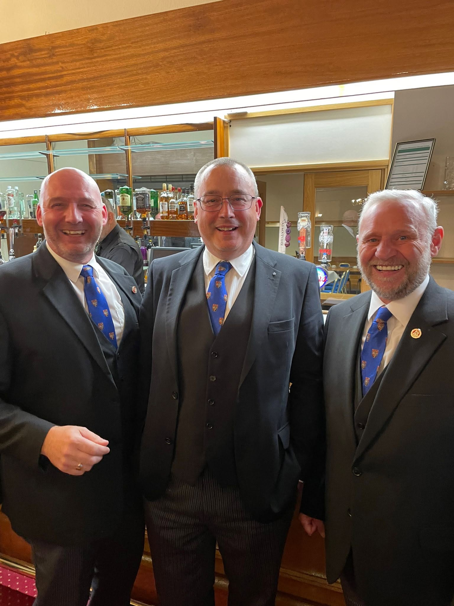 Facula Lodge members gathered during a special presentation